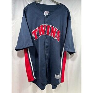 MLB True Fan Series Jersey XL (46-48) TWINS MAUER #7 Genuine Merchandise EUC